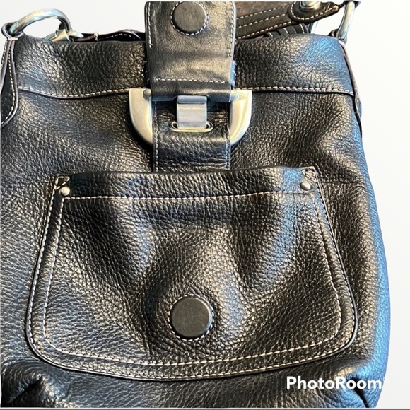 💲💵💲Lowered Price B. Makowsky Black Leather Crossbody - Picture 11 of 13